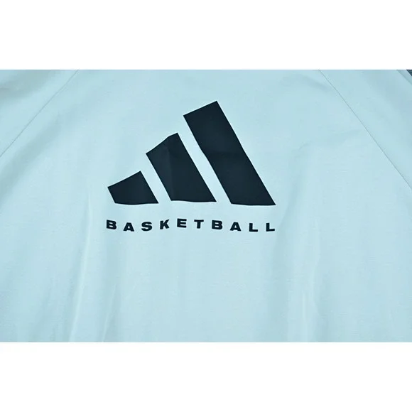 Adidas Jacket Men's 3XL White Basketball One Fleece Track Jacket Full Zip NWT - Picture 11 of 11